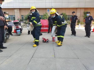 重在预防 消防培训 ——温州国泰保安服务有限公司开展驻点消防设施操作培训