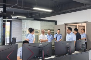温州市保安协会领导一行莅临温州国泰保安服务有限公司调研指导工作